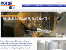 Tablet Screenshot of motoroilinc.com